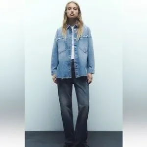 Zara | Jackets & Coats | Zara Z975 Oversized Denim Over